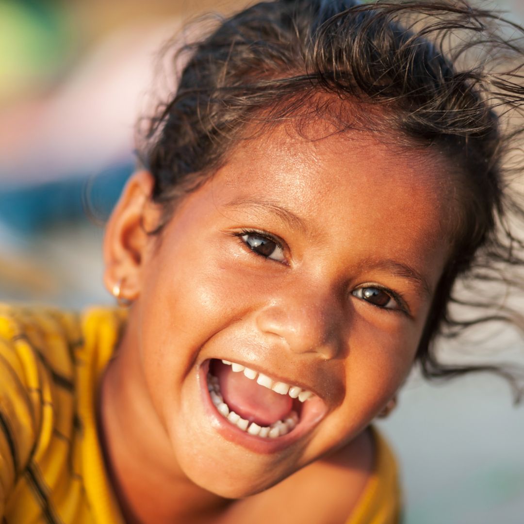 Niña sonriendo